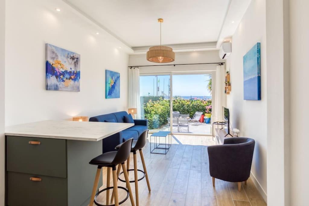 #43 Design Studio Terrace Ac Wifi Sea View 1Min Beach Ница Екстериор снимка