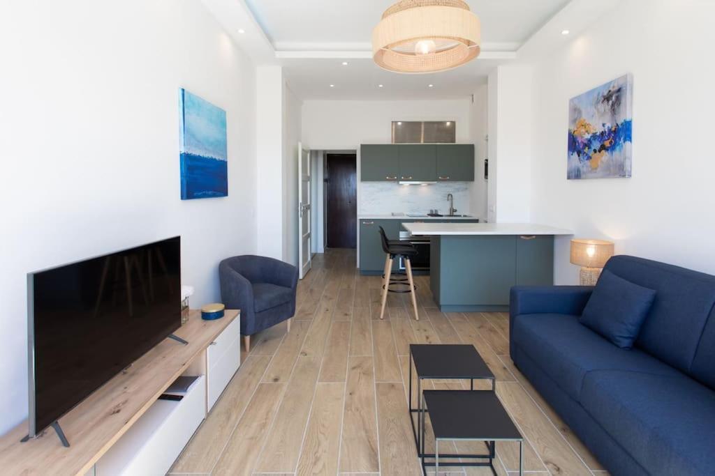 #43 Design Studio Terrace Ac Wifi Sea View 1Min Beach Ница Екстериор снимка