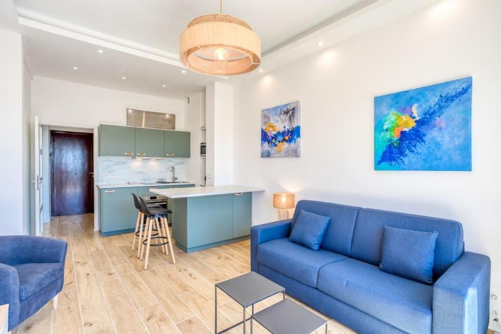 #43 Design Studio Terrace Ac Wifi Sea View 1Min Beach Ница Екстериор снимка