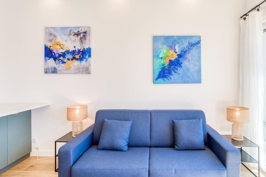 #43 Design Studio Terrace Ac Wifi Sea View 1Min Beach Ница Екстериор снимка